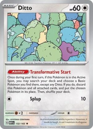 Ditto - 132/165 (Non-Holo)