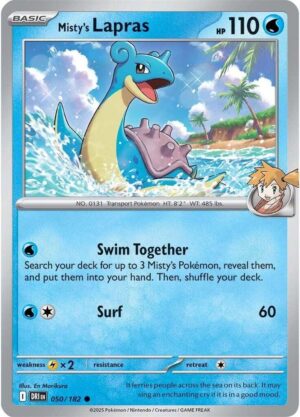 Misty's Lapras - 050/182