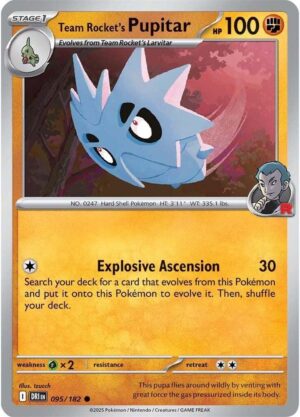 Team Rocket's Pupitar - 095/182