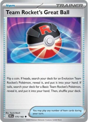 Team Rocket's Great Ball - 175/182