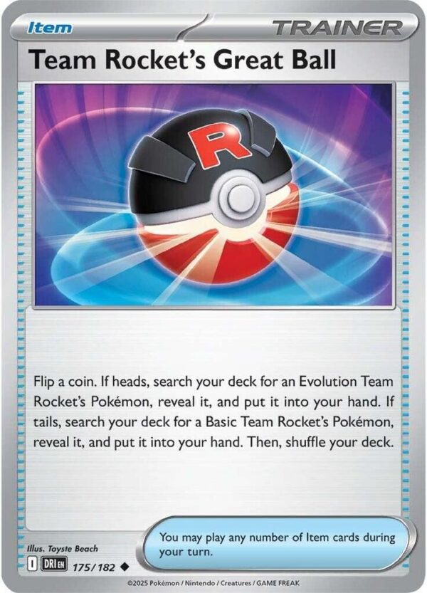 Team Rocket's Great Ball - 175/182